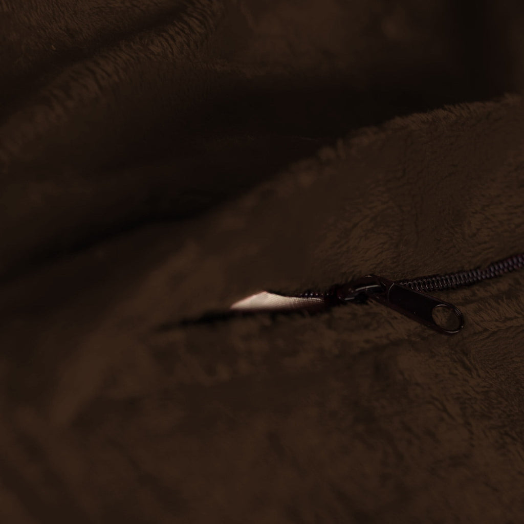 Chill Sack Bean Bag Chair, Memory Foam Lounger with Ultra Fur Cover, Kids, Adults, 4 ft, Brown