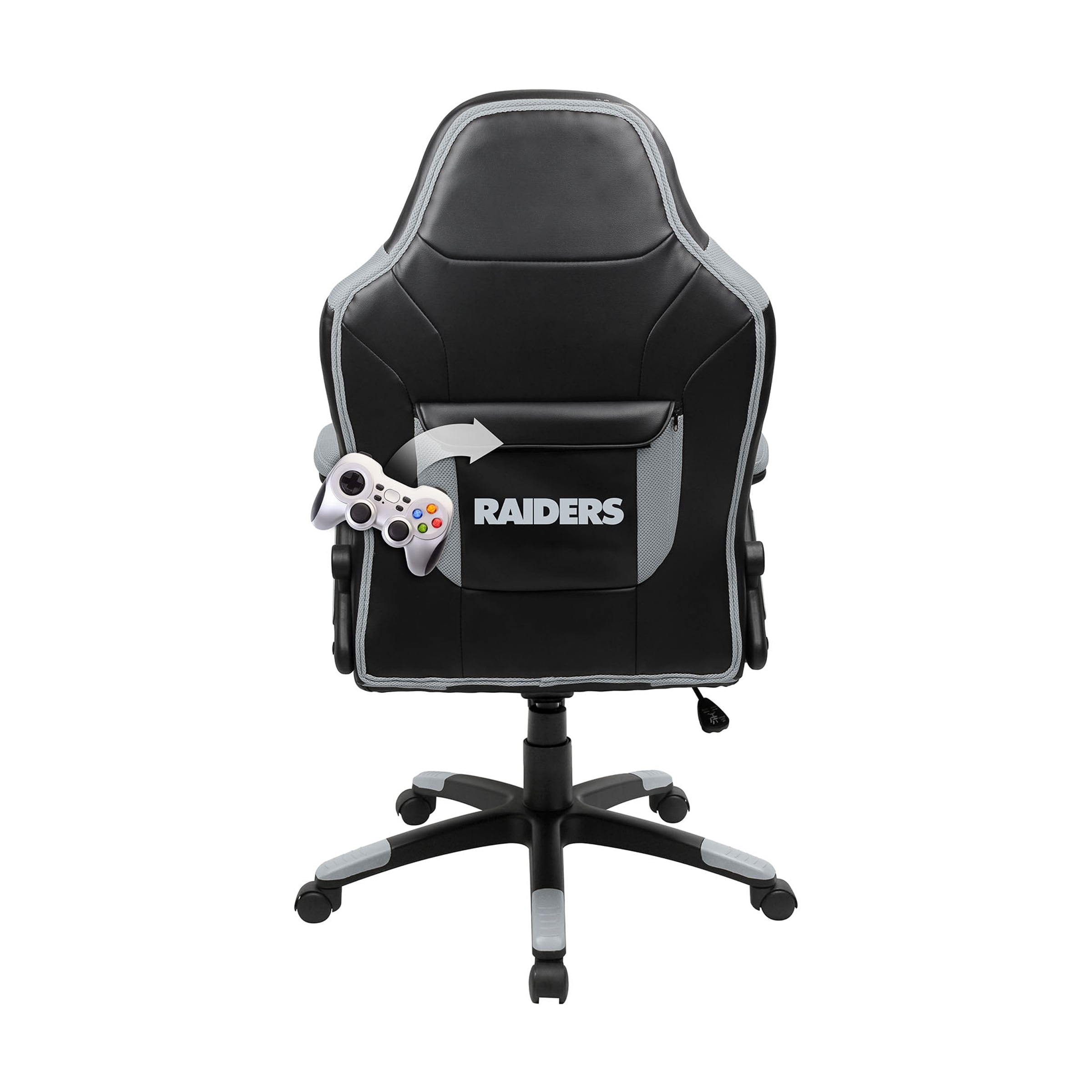 Black Las Vegas Raiders Oversized Gaming Chair