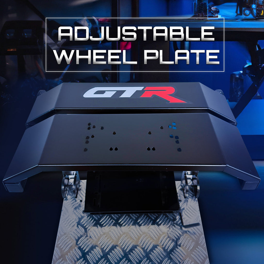 GTR Simulator GTA Pro Model Sim Rig – Strong Steel Chassis – Adjustable Wheel & Pedals