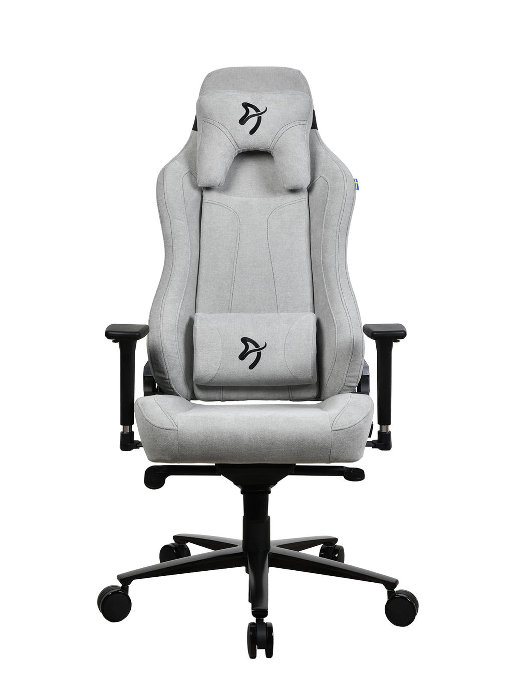 Arozzi Vernazza Soft Fabric Gaming Chair, Light Grey