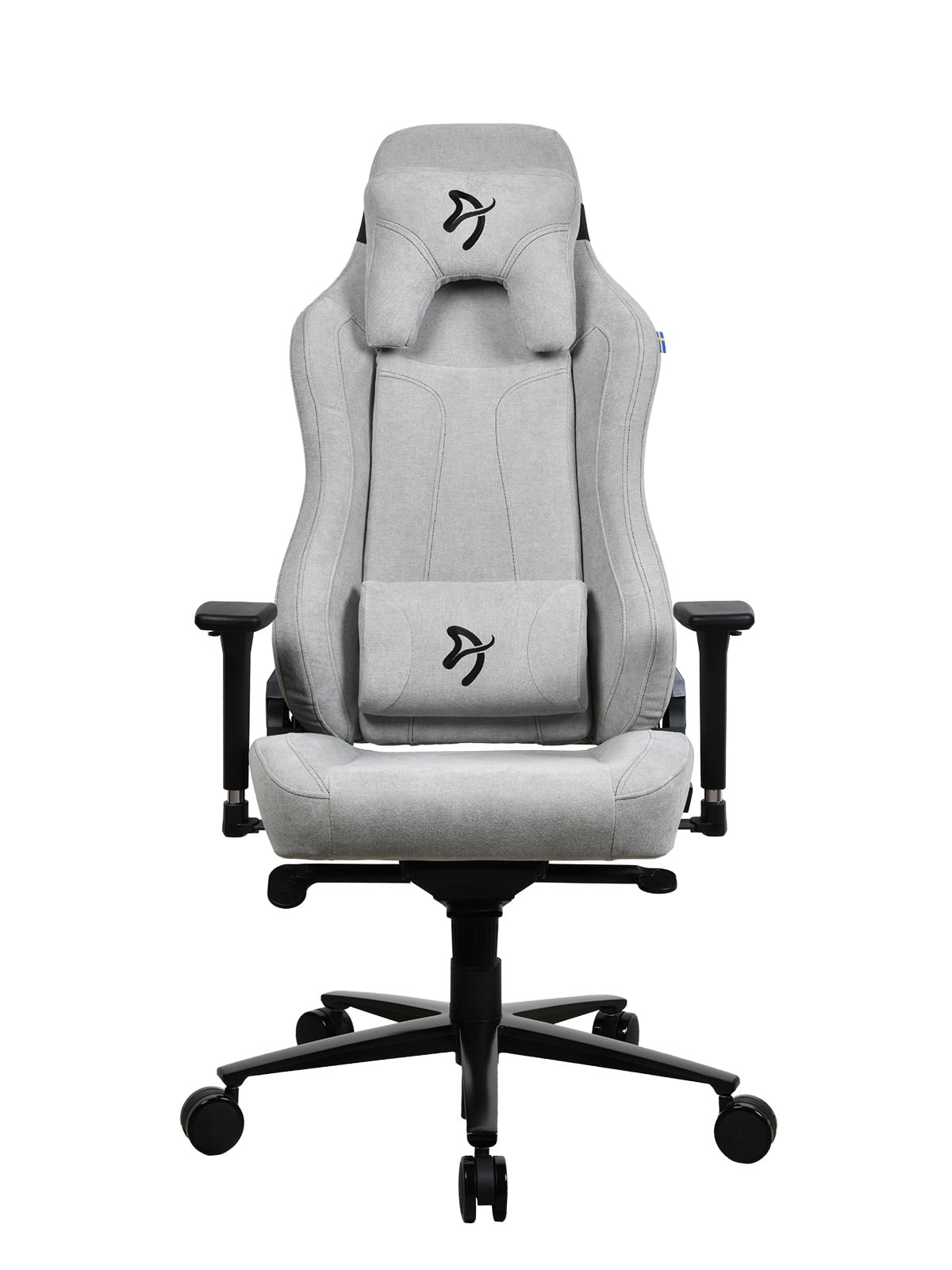 Arozzi Vernazza Soft Fabric Gaming Chair, Light Grey