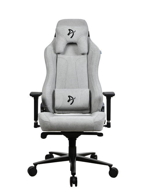 Arozzi Vernazza Soft Fabric Gaming Chair, Light Grey