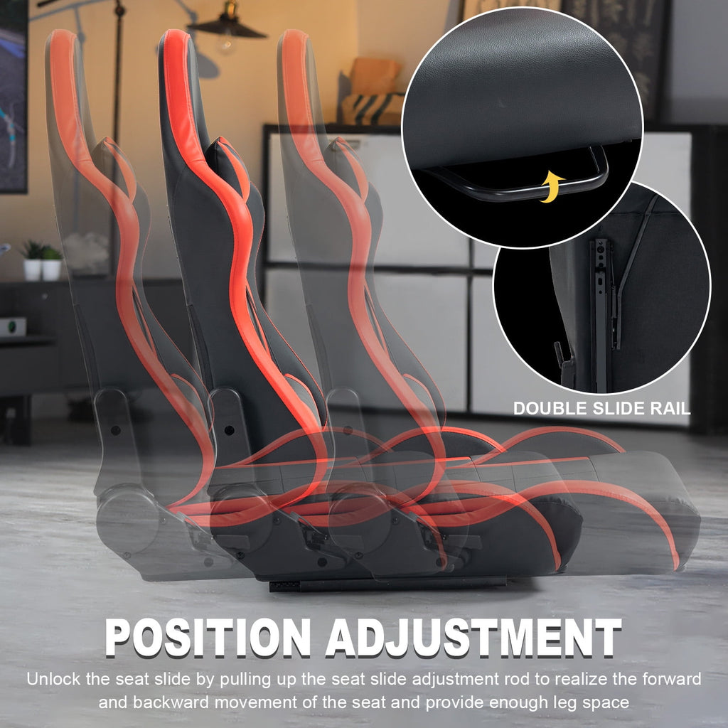 Marada Flight Simulator Cockpit with Game Chair Fit for Thrustmaster A10C Hotas Warthog