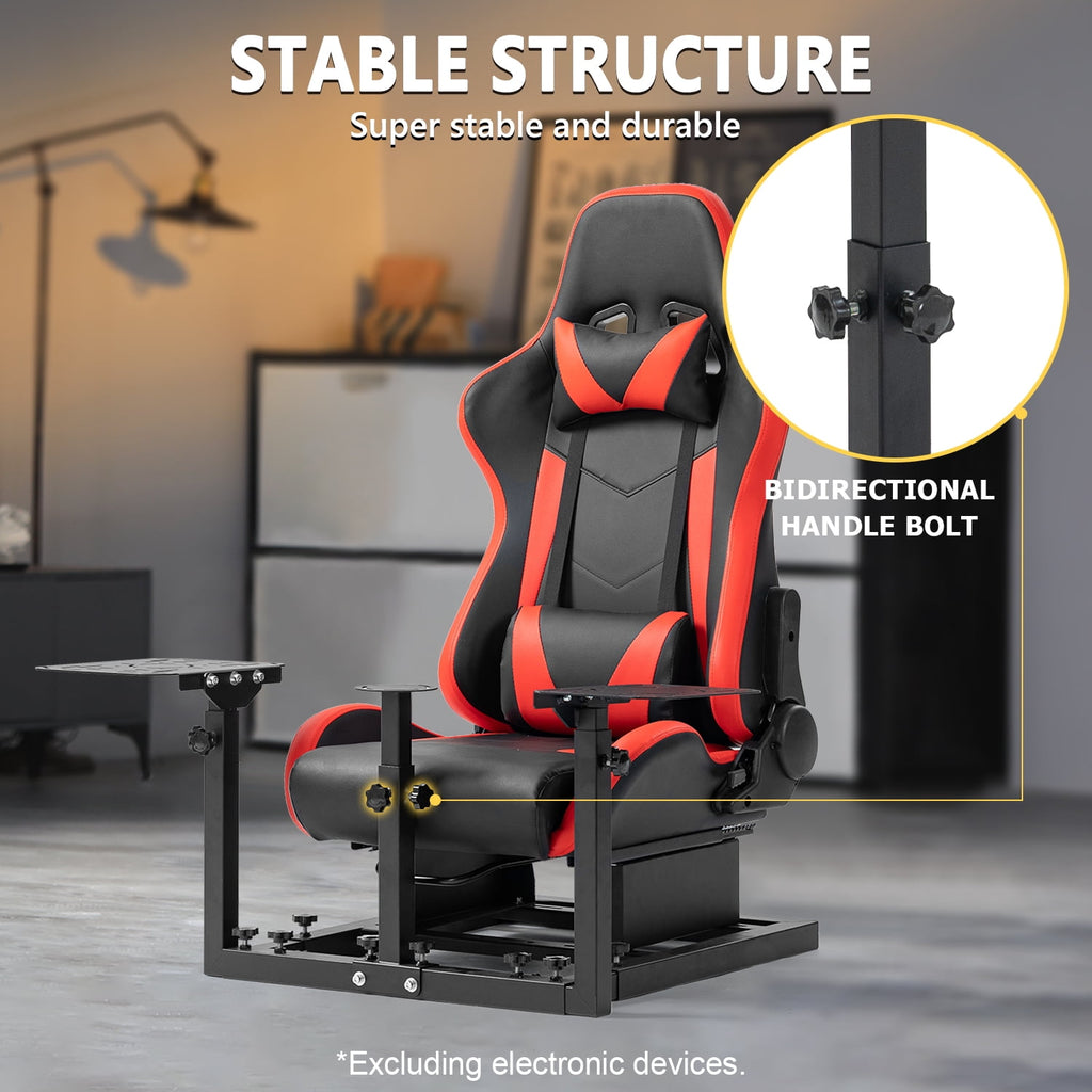 Marada Flight Simulator Cockpit with Game Chair Fit for Thrustmaster A10C Hotas Warthog