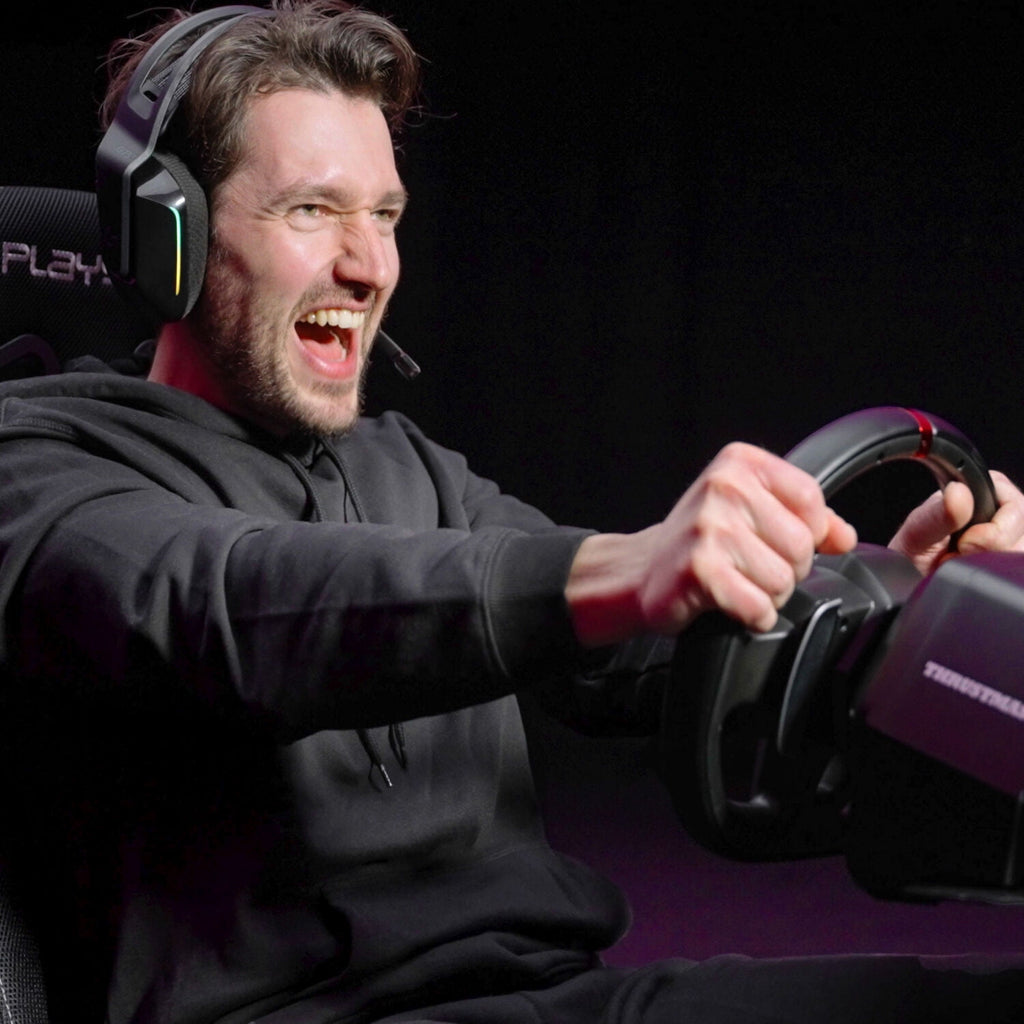 Playseat® Evolution Racing Suède Lightweight Carbon Quality Steel Racing Simulator Cockpit, Black