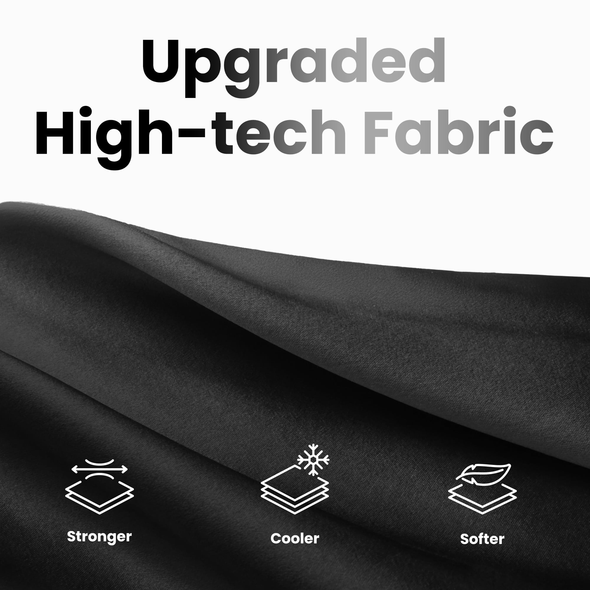 CELTOSS Black Fabric Gaming Chair with Footrest, Comfortable Computer Office Chair with Lumbar Cushion, High Back Gamer Game Chair for Adult, Reclining Video Desk Chair