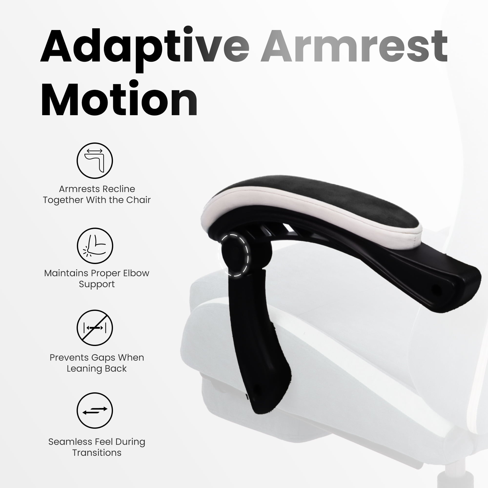 CELTOSS Black Fabric Gaming Chair with Footrest, Comfortable Computer Office Chair with Lumbar Cushion, High Back Gamer Game Chair for Adult, Reclining Video Desk Chair