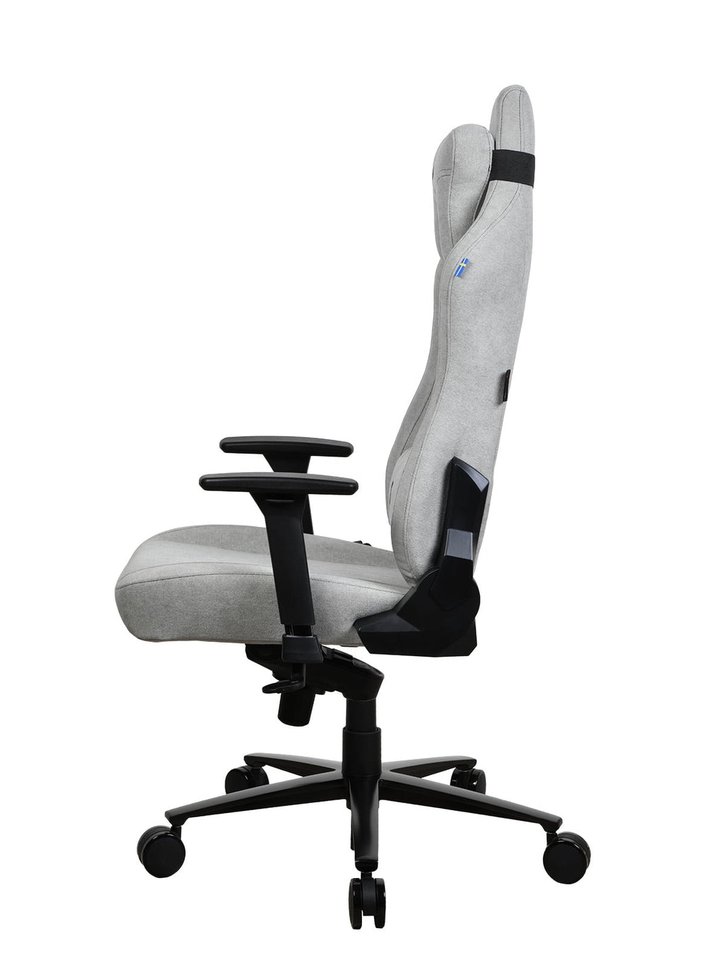 Arozzi Vernazza Soft Fabric Gaming Chair, Light Grey