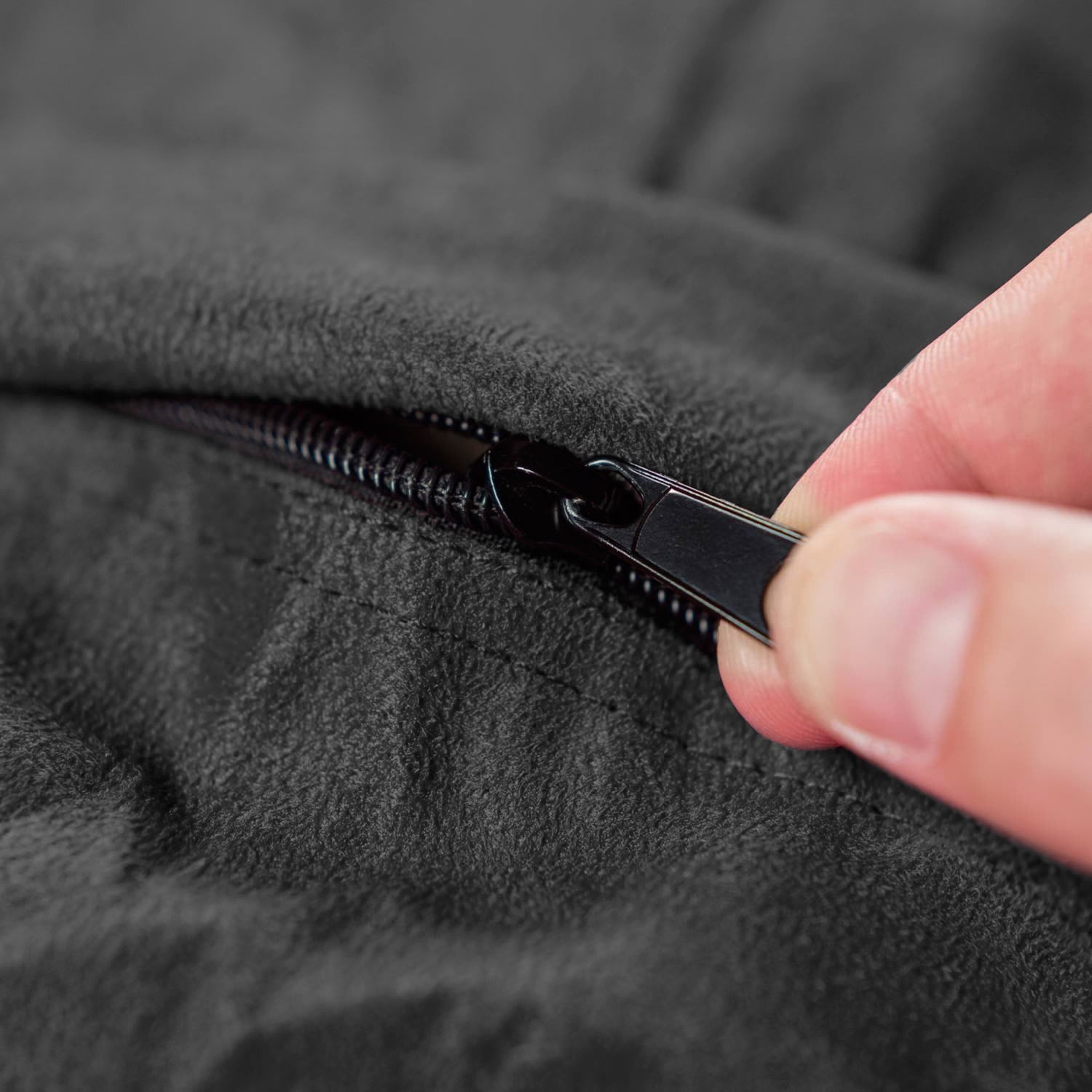 Chill Sack Bean Bag Chair, Memory Foam Lounger with Microsuede Cover, Kids, Adults, 6 ft, Gray