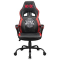 Subsonic Gaming Chair AC/DC, Ergonomic Office Chair for Gamer with Adjustable Armrests - Black & Red