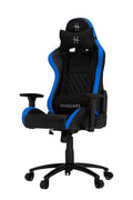 HHGears XL 500 Series Gaming Chair Black and Blue with Headrest/Lumbar Pillows