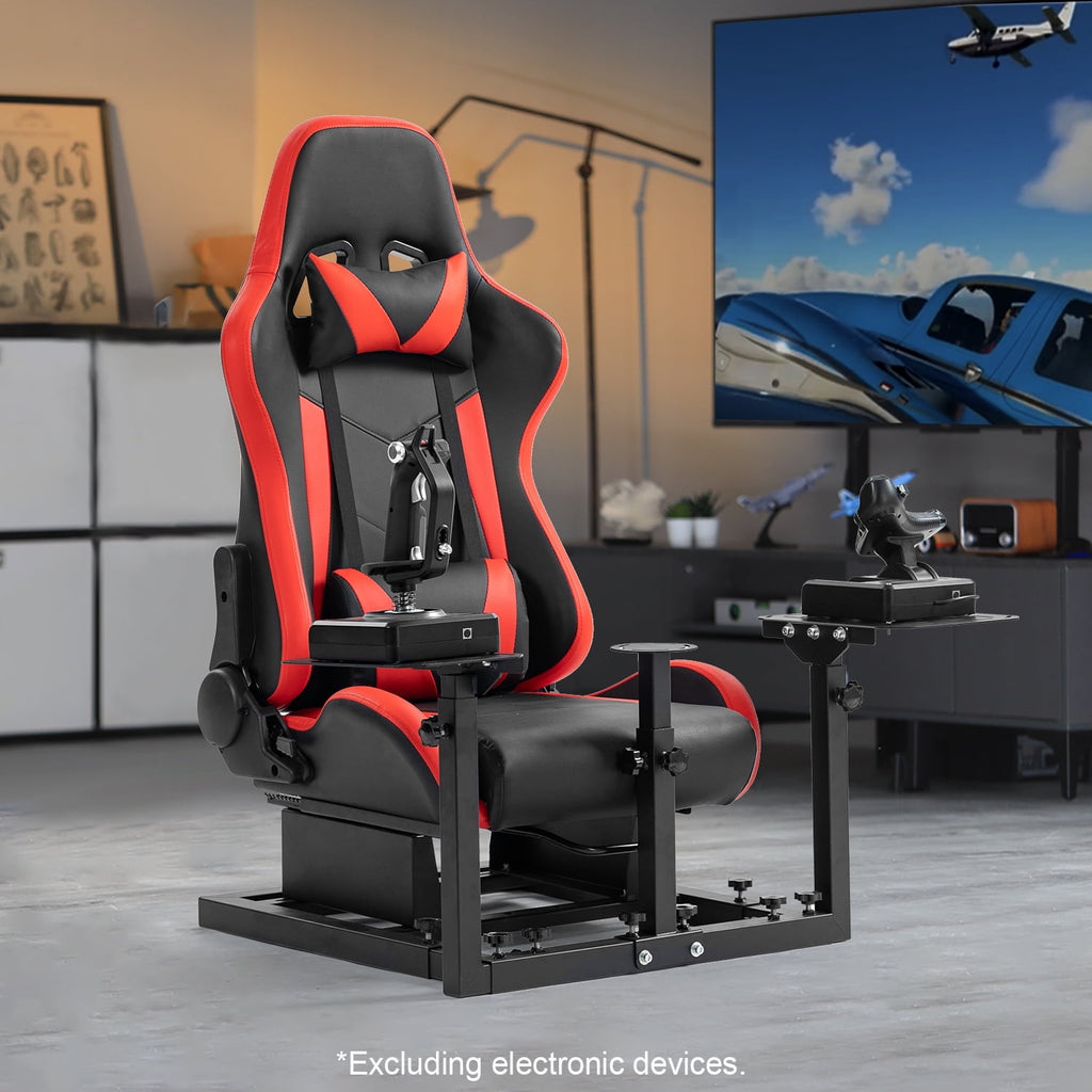 Marada Flight Simulator Cockpit with Game Chair Fit for Thrustmaster A10C Hotas Warthog