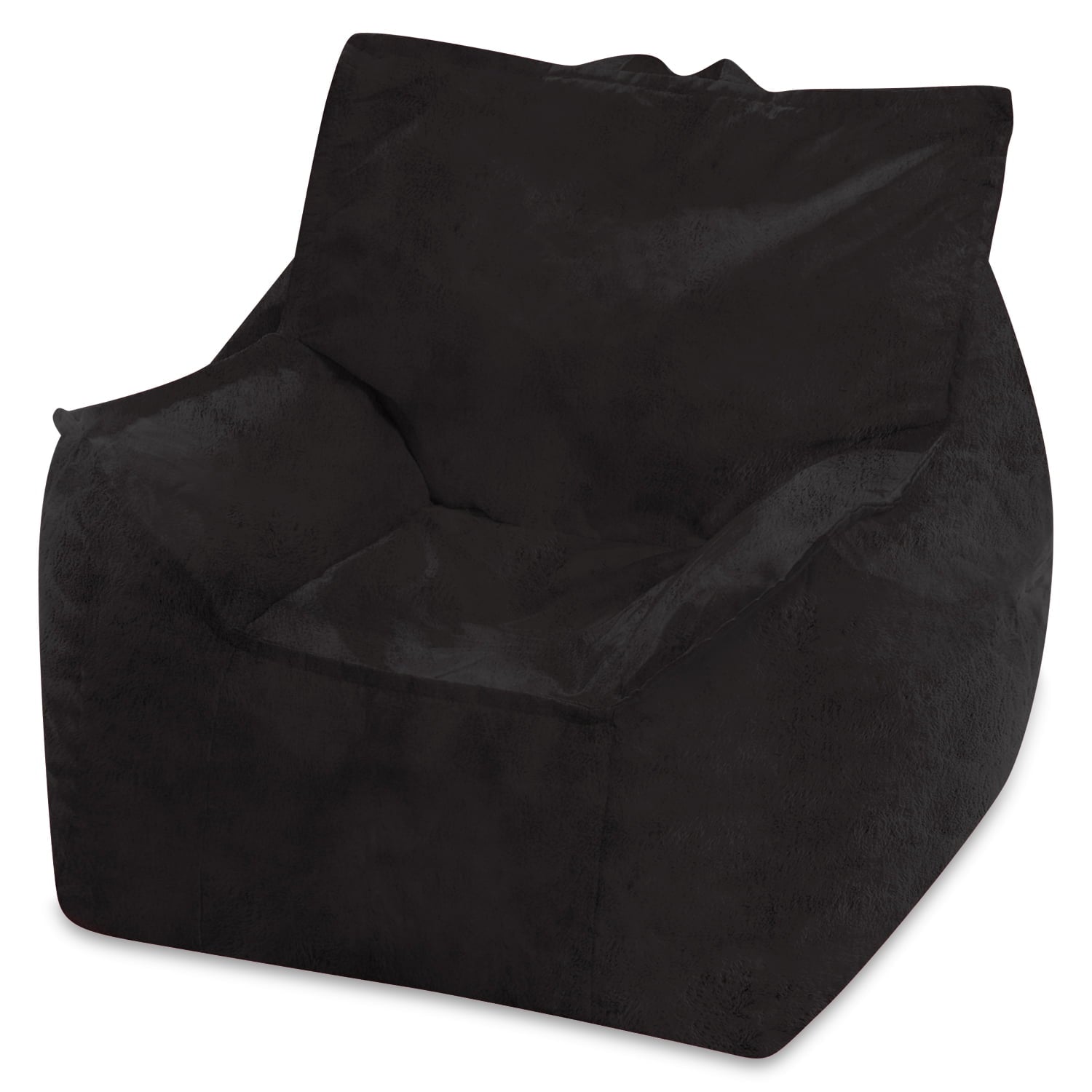 Posh Creations Newport Bean Bag Chair, Kids, 2.1 ft, Charcoal Gray