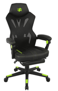Seenda Gaming Chair, Computer Chair with Mesh Back, Ergonomic Office Desk Chair with Footrest, Reclining Video Game Chair with Adjustable Headrest and Lumbar Support for Gaming and Office