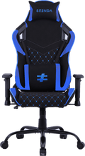 Seenda Gaming Chair, Computer Chair with Footrest and Massage Lumbar Support, Ergonomic High Back Video Game Chair with Swivel Seat and Headrest
