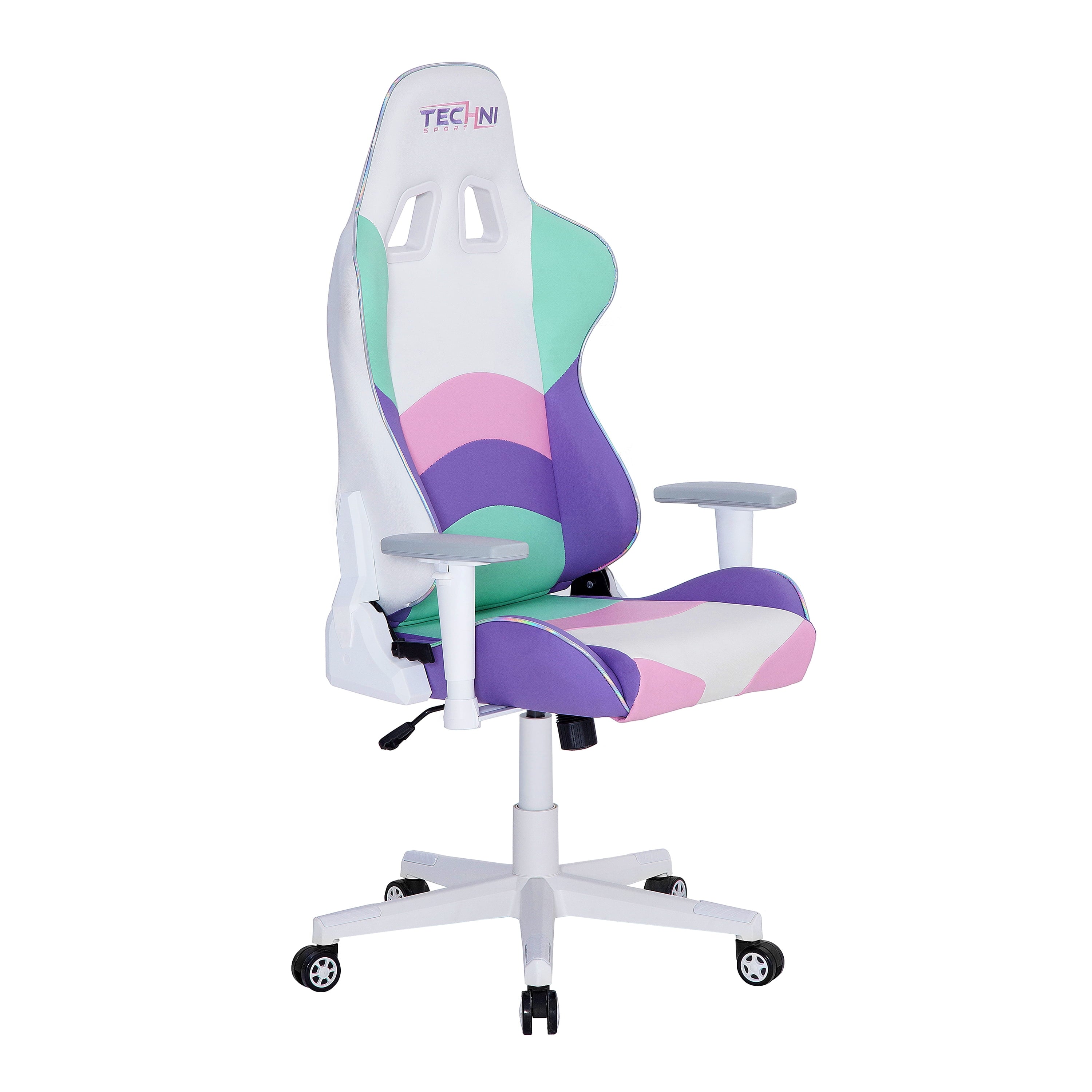 Techni Sport TS-42 Office-PC Gaming Chair, Adjustable Height with Memory Foam Seat and Back, Kawaii RTA-TS42-KWI