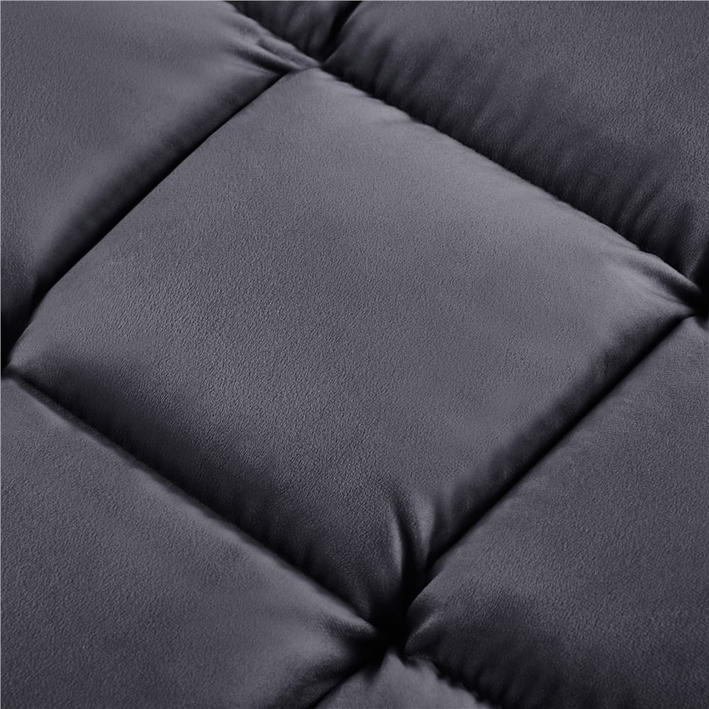 Yaheetech Floor Folding Padded Lounge Chair Video Game Chair with 14 Adjustable Positions, Gray