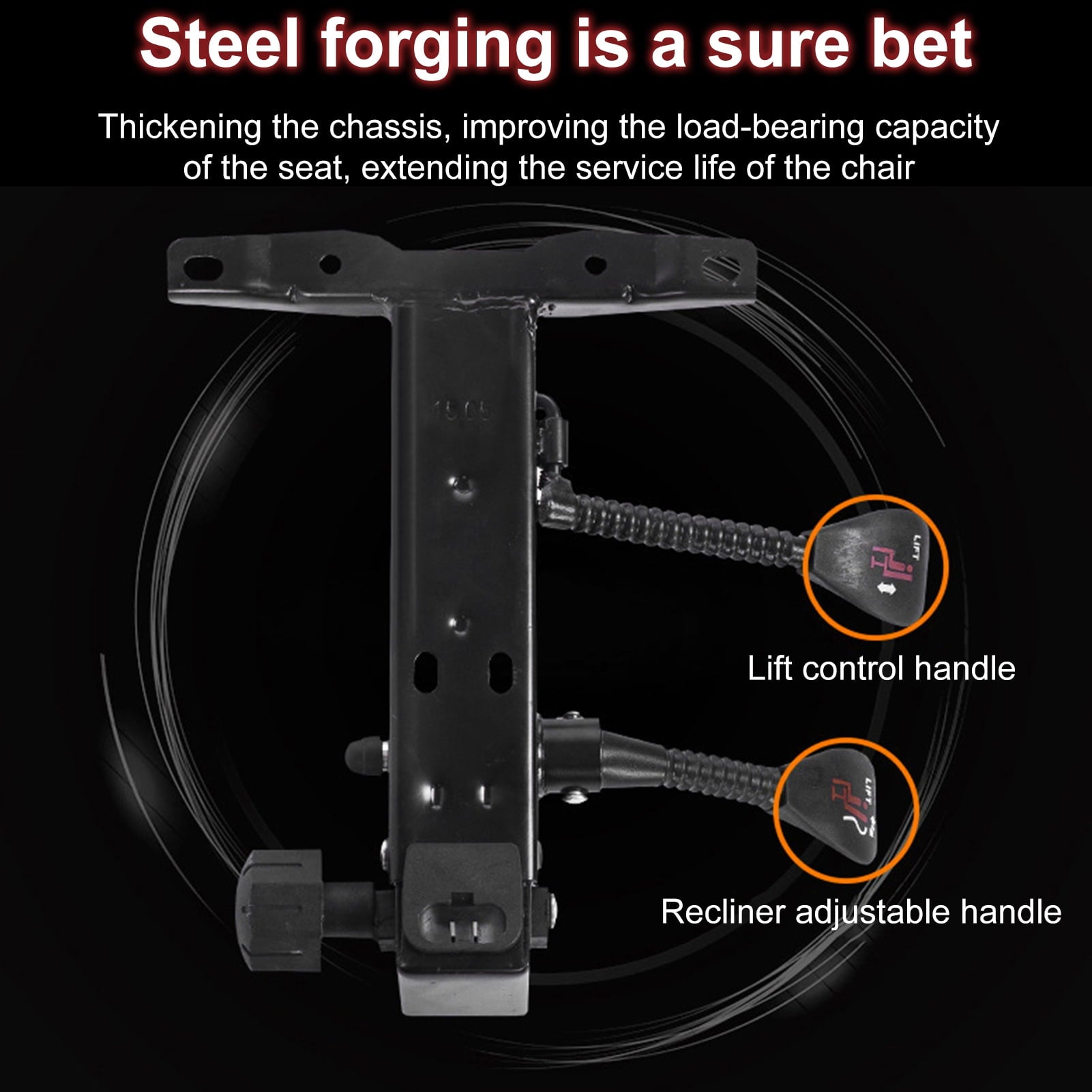 Zksm Gaming Chair with Speakers Lights Footrest Video Game Chair Bluetooth RGB Height Adjustable Ergonomic Computer Office Desk Chair Black Red