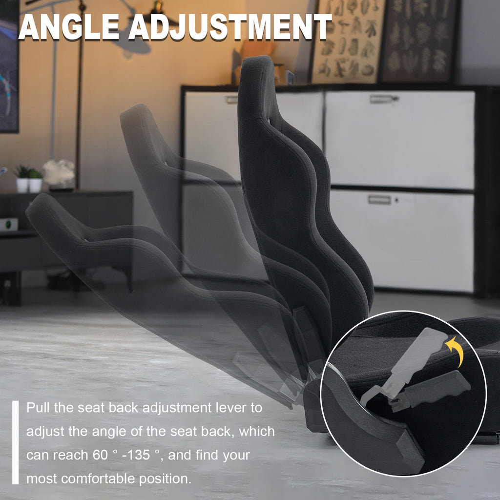 Marada Racing Cockpit with Seat Foldable Compatible with Logitech G25 G27 G29 G920 Thrustmaster T80 T150