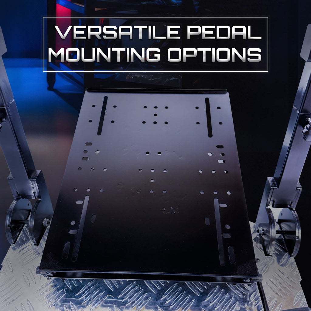 GTR Simulator GTA Pro Model Sim Rig – Strong Steel Chassis – Adjustable Wheel & Pedals