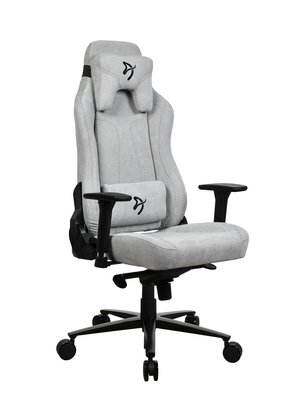 Arozzi Vernazza Soft Fabric Gaming Chair, Light Grey