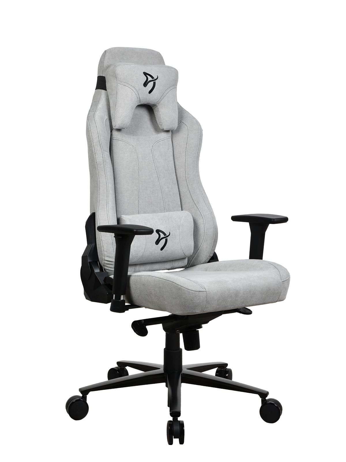 Arozzi Vernazza Soft Fabric Gaming Chair, Light Grey